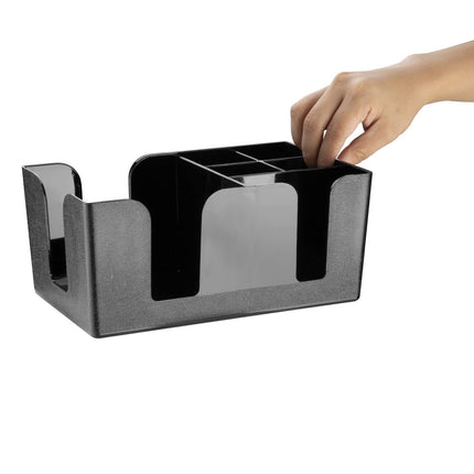 Plastic Bar Caddy Organizer Black | Olympia 2