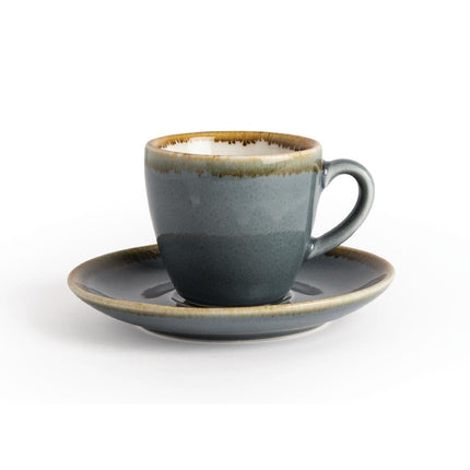 Espresso Saucers Blue 11.5cm | Olympia Kiln Collection | 6 Pieces 3