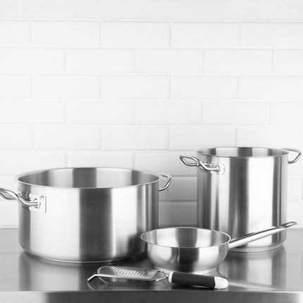 Stainless Steel Induction Soup Pot 24cm 10.5L | Vogue 3