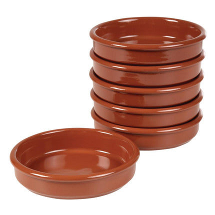 Terracotta Tapas Dishes 12.8cm | Traditional Spanish Style | 24 Pieces 4