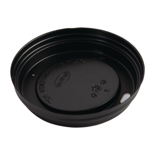 Recyclable Black Lid for Fiesta 340ml and 455ml Coffee Cups 2