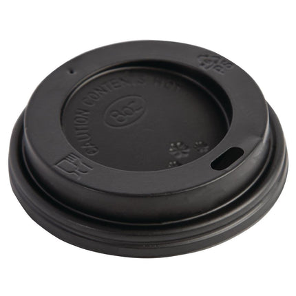 Recyclable Black Lid for Fiesta 225ml Coffee Cups