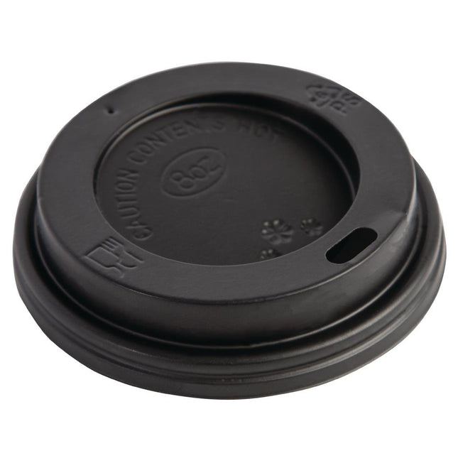 Recyclable Black Lid for Fiesta 225ml Coffee Cups
