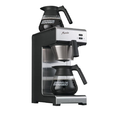 Manual Coffee Maker with Warm Plates and Stainless Steel Filter | Bravilor Bonamat Mondo 1.7L