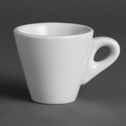 Whiteware Conical Espresso Cups 6cl | Olympia