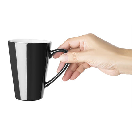 Cafe Latte Cup Black 340ml | Olympia Cafe 3