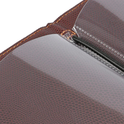 Synthetic Leather Menu Holder A4 Burgundy | Securit Trendy 5