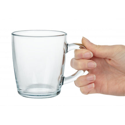 Glass Mugs 340ml | Utopia | Tempered Glass 4