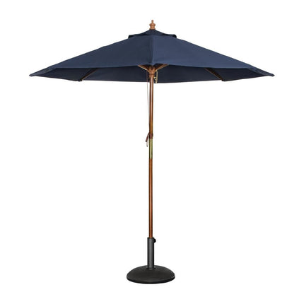 Round Dark Blue Parasol 2.5 Meter | Bolero