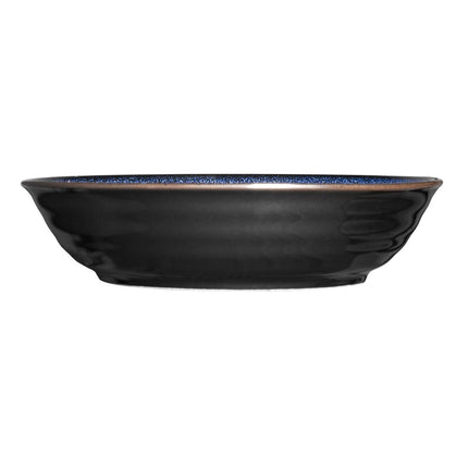Midnight Blue Reactive Glaze Coupe Bowls 210mm | Olympia Luna | Earthenware 5