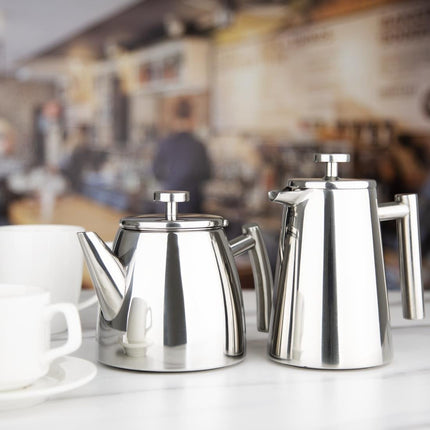 Insulated Conical Tea Pot with Filter | Olympia | Stainless Steel | 350ml 6