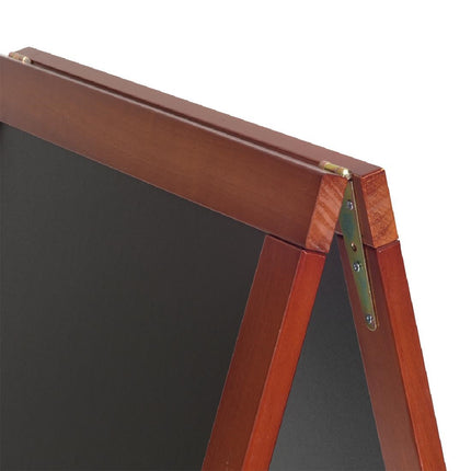 Double-Sided Mahogany A-Board Chalkboard 135x70cm | Securit Duplo 2