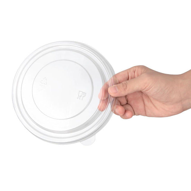 Recyclable PET Lid for Round Salad Bowls | Fiesta 2