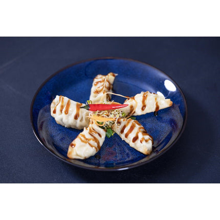 Midnight Blue Reactive Glaze Plate 205mm | Olympia Luna | Earthenware 9