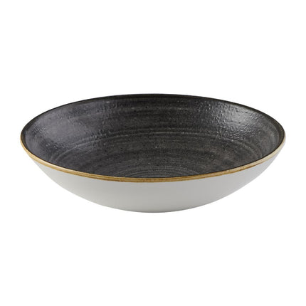 Coupe Bowl Black Raw Stonecast | Churchill | 184mm 2