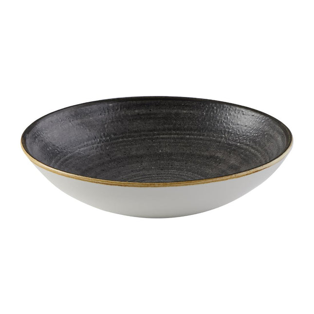 Coupe Bowl Black Raw Stonecast | Churchill | 184mm 2