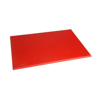 HDPE Cutting Board Red | Hygiplas | 450x300x12mm