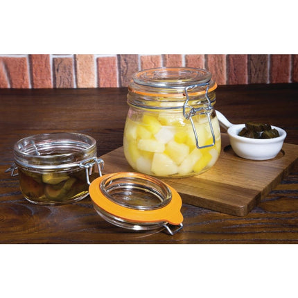 Glass Canning Jars with Airtight Seal | Vogue | 12.5cl (6 Pieces) 4