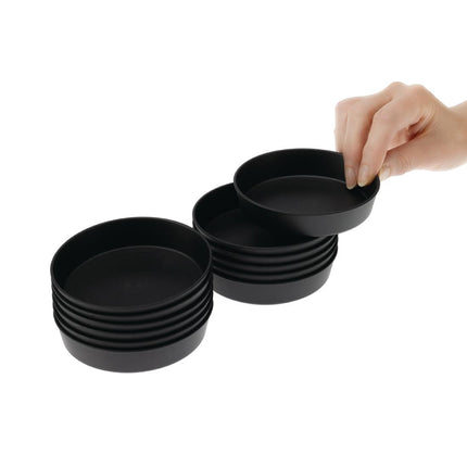 Exoglass Quiche Molds 10 cm | Matfer Bourgeat | Nearly Unbreakable 2
