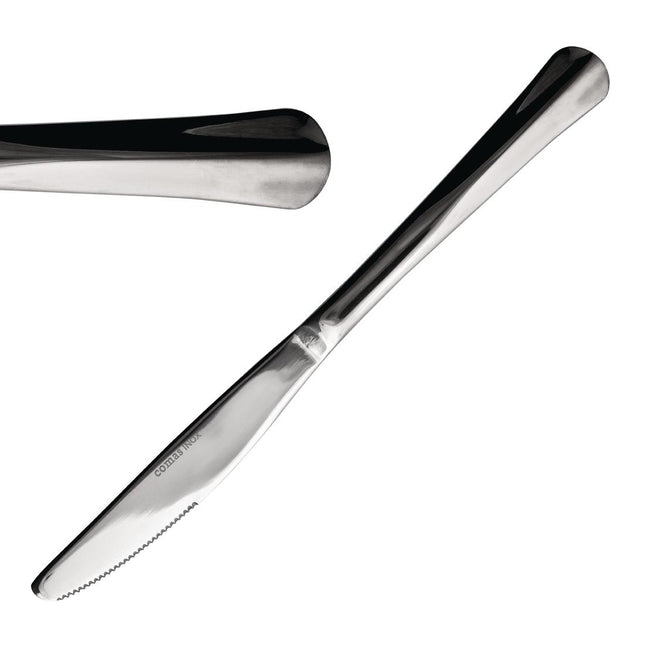 Dessert Knives Polished Stainless Steel 18/0 | Comas Granada | 12 Pieces