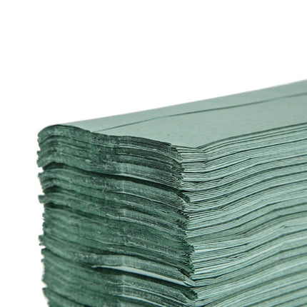 Jantex Green 1-Ply Z-Fold Hand Towels 250 Sheets | 12 Packs 4