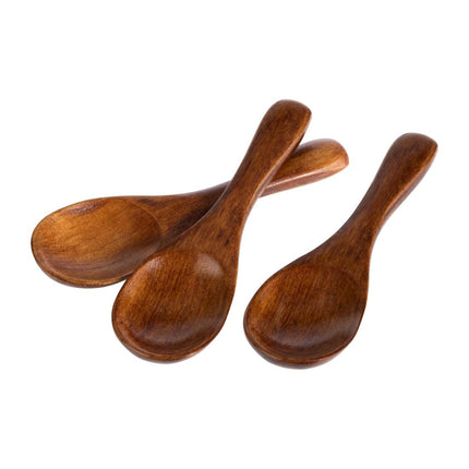 6-Piece Buffet Set | APS Moon | 3 Wooden Spoons & 3 Melamine Bowls 80mm 2