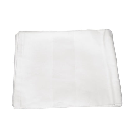Satin Band White Tablecloth | Egyptian Cotton | 91x91 cm 2