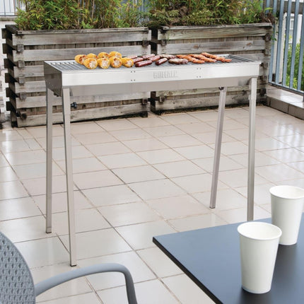 Professional Charcoal Barbecue with Large Cooking Surface | Buffalo 6