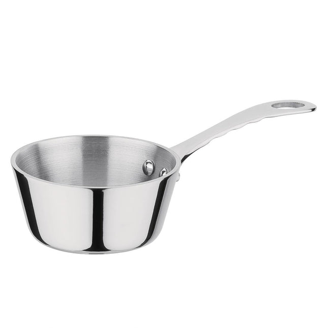 Mini Stainless Steel Induction Saute Pan 8cm | Vogue Triwall