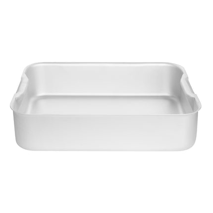 Extra Deep Aluminium Roasting Pan 100mm Depth with Integrated Handles | Vogue | 420mm