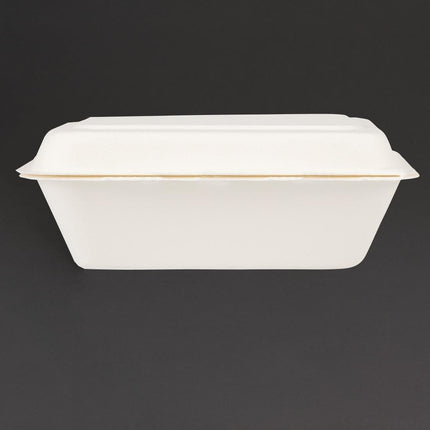 Fiesta Compostable Bagasse Meal Boxes 182mm 250pcs 2