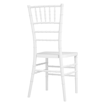 White Polypropylene Chiavari Chairs (Set of 4) | Bolero 2