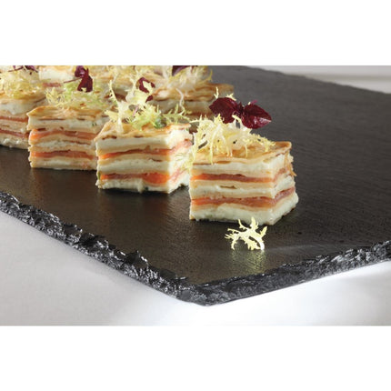 Melamine Serving Platter Slate Look GN 1/1 | APS 5