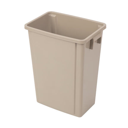 Beige Recycling Waste Bin 56L 2
