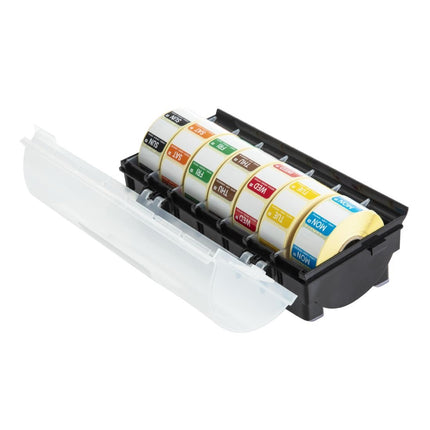 2.5cm Food Label Dispenser with Day Stickers | Hygiplas 3
