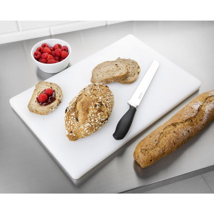 Extra Thick LDPE Cutting Board White 450x300x20mm | Hygiplas 2