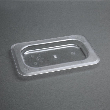 Transparent Polycarbonate Lid | Vogue | GN 1/9 4