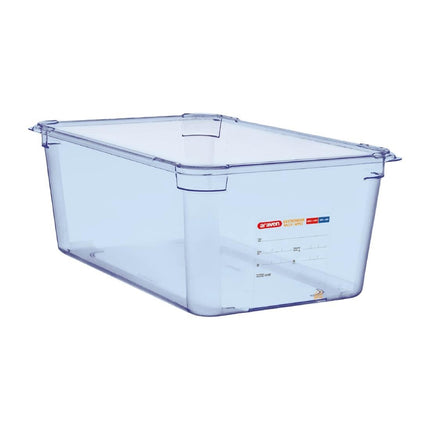 Blue ABS GN 1/1 Food Container 20 cm Deep | Araven
