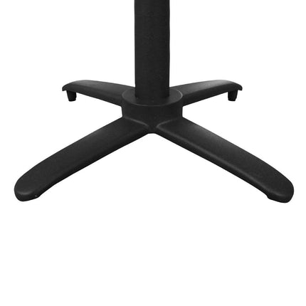 Aluminium Flip-Top Table Leg | Bolero | Black | For Square Tabletops up to 70cm