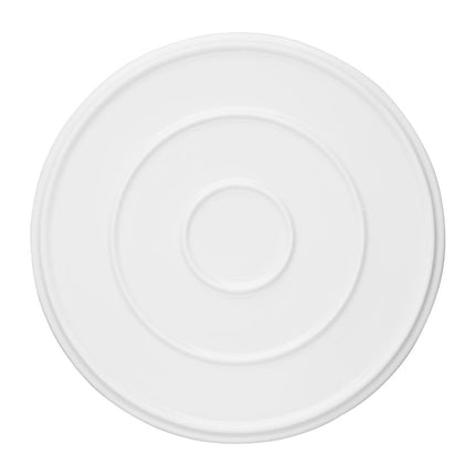 White Porcelain Flat Round Plate | Olympia | 268mm 6