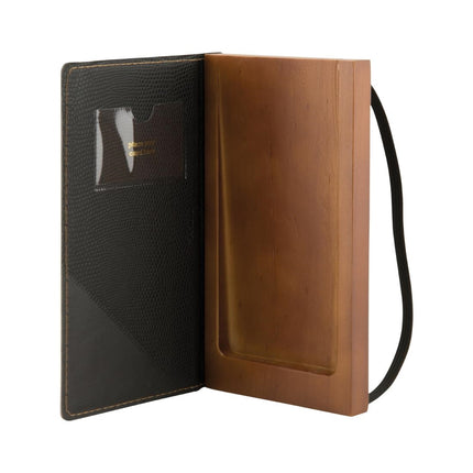 Leather and Wood Bill Presenter | Securit Trendy 6