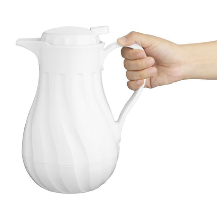 Swirl White Thermos Jug 1.2L | Olympia 2