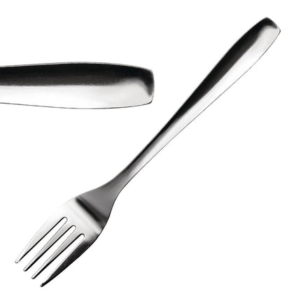 Hotel Table Forks Polished Stainless Steel 18/0 | Comas | Set of 12