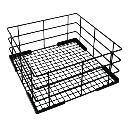 High Glass Rack with PE-Coated Frame 50 cm | Vogue