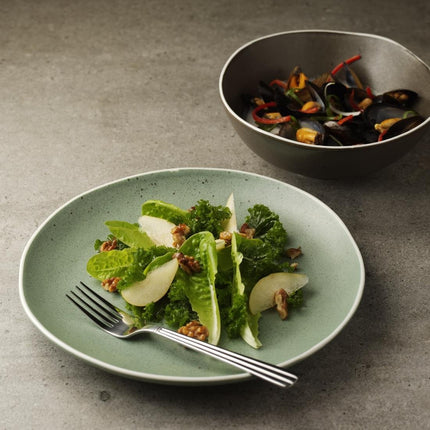 Chia Deep Bowls Grey 21cm (Set of 6) | Olympia 5