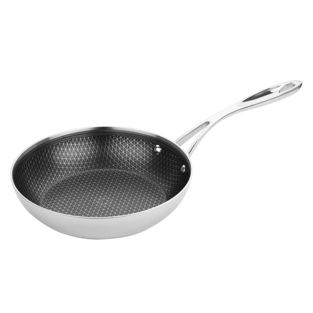 Tri-Shield Stainless Steel Frying Pan with Clad Coating | Vogue | 20 cm
