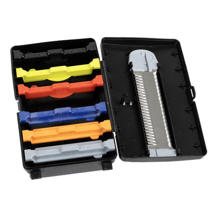 Stainless Steel Mandoline Slicer with Santoku Blade and Julienne Inserts | De Buyer Revolution Master 7