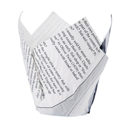 Newspaper Print Fry Paper