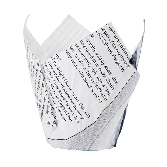 Newspaper Print Fry Paper