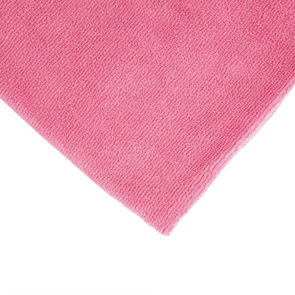 Highly Absorbent Pink Microfiber Cleaning Cloths | Jantex | 5-Pack | 40x40 cm 4